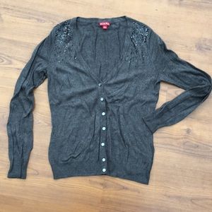 Comfy sequin cardigan